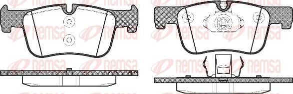 Remsa 1478.00 - Brake Pad Set, disc brake www.parts5.com