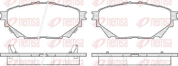 Remsa 1544.04 - Brake Pad Set, disc brake www.parts5.com