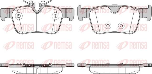 Remsa 1551.10 - Set placute frana,frana disc www.parts5.com