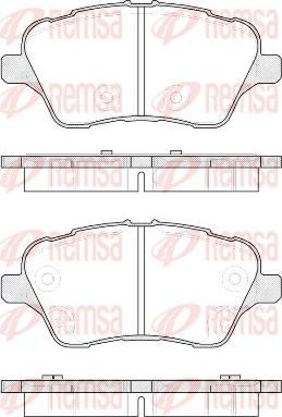 Remsa 1514.00 - Brake Pad Set, disc brake www.parts5.com