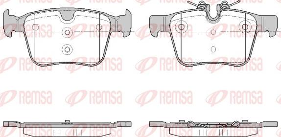 Remsa 1516.45 - Brake Pad Set, disc brake www.parts5.com