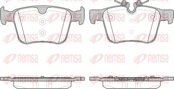 Remsa 1516.40 - Zestaw klocków hamulcowych, hamulce tarczowe www.parts5.com