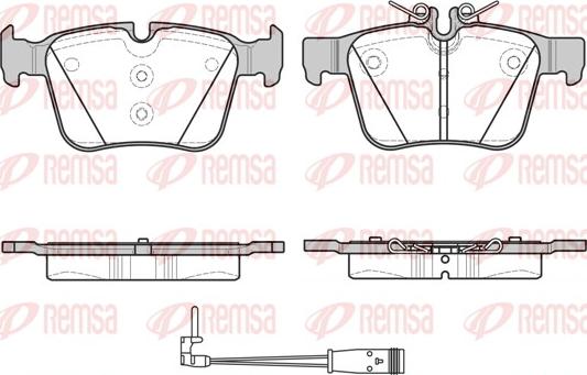 Remsa 1516.21 - Set placute frana,frana disc www.parts5.com