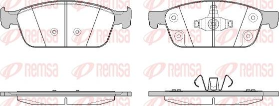 Remsa 1510.50 - Brake Pad Set, disc brake www.parts5.com