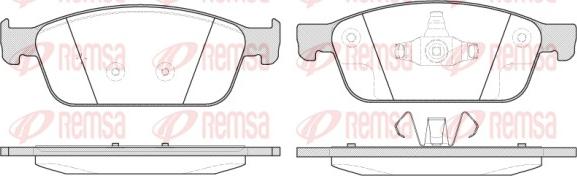 Remsa 1510.10 - Brake Pad Set, disc brake www.parts5.com