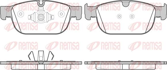 Remsa 1696.00 - Brake Pad Set, disc brake parts5.com