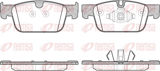 Remsa 1692.10 - Set placute frana,frana disc www.parts5.com