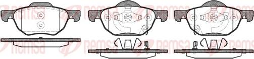 Remsa 1068.02 - Brake Pad Set, disc brake www.parts5.com