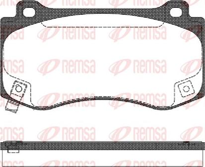 Remsa 1185.04 - Brake Pad Set, disc brake www.parts5.com