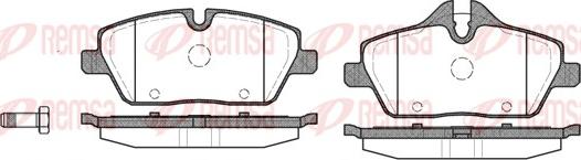 Remsa 1131.00 - Brake Pad Set, disc brake parts5.com