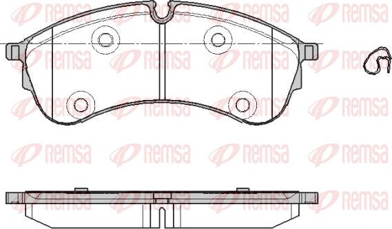 Remsa 1847.00 - Brake Pad Set, disc brake www.parts5.com