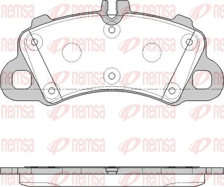 Remsa 1862.00 - Set placute frana,frana disc www.parts5.com