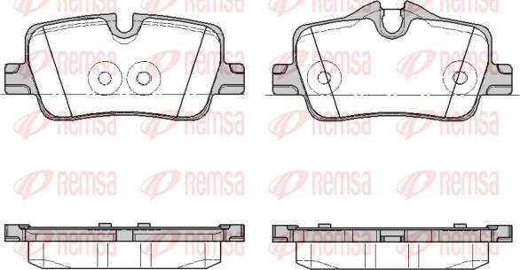 Remsa 1873.00 - Brake Pad Set, disc brake www.parts5.com