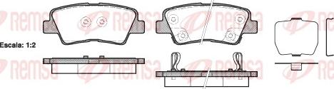 Remsa 1362.02 - Brake Pad Set, disc brake parts5.com