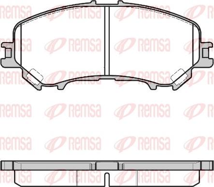 Remsa 1318.22 - Set placute frana,frana disc www.parts5.com