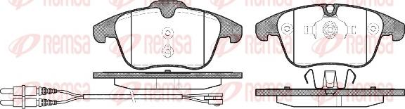 Remsa 1249.01 - Brake Pad Set, disc brake www.parts5.com