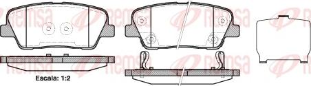 Remsa 1274.02 - Brake Pad Set, disc brake www.parts5.com