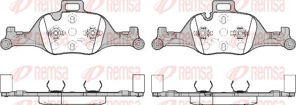 Remsa 1740.00 - Juego de pastillas de freno www.parts5.com