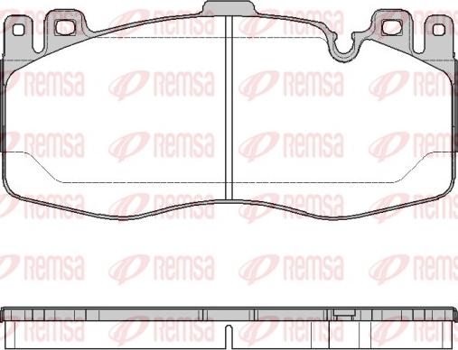 Remsa 1742.00 - Brake Pad Set, disc brake www.parts5.com