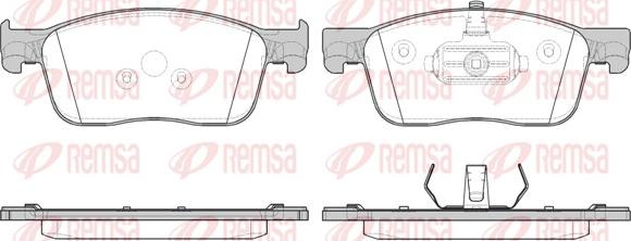 Remsa 1719.00 - Set placute frana,frana disc www.parts5.com