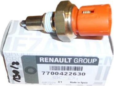 RENAULT 77 00 422 630 - Датчик, переключатель, фара заднего хода www.parts5.com