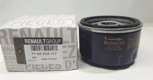 RENAULT 77 00 274 177 - Oil Filter www.parts5.com