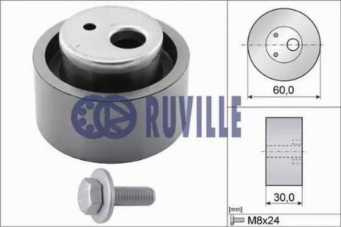 Ruville 55997 - Rola intinzator,curea distributie www.parts5.com