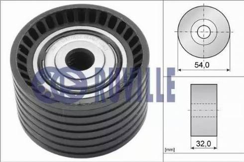 Ruville 55640 - Τροχαλία παρέκκλισης, οδοντ. ιμάντας www.parts5.com