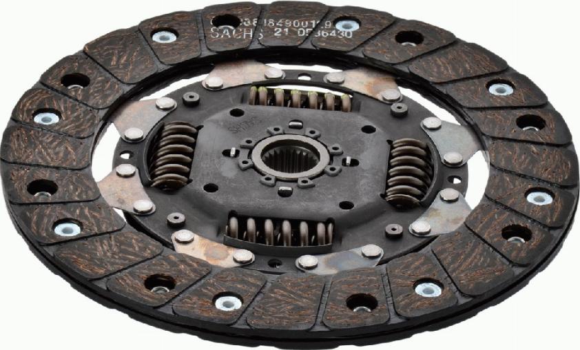 SACHS 1 862 518 343 - Clutch Disc www.parts5.com