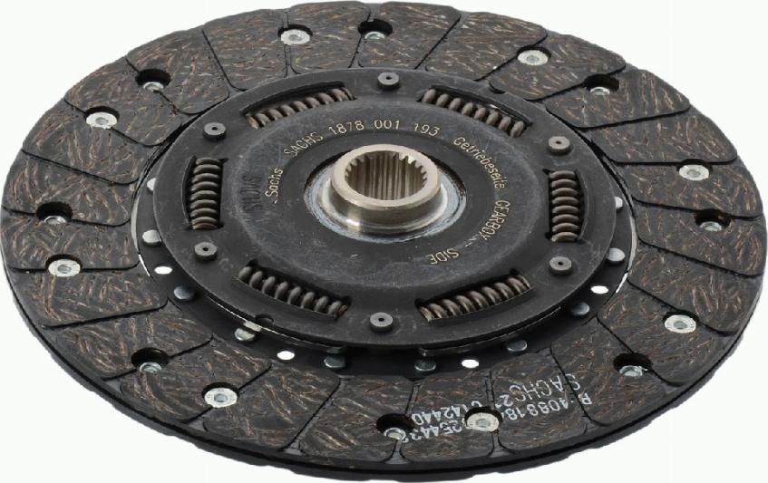 SACHS 1878 001 193 - Clutch Disc www.parts5.com