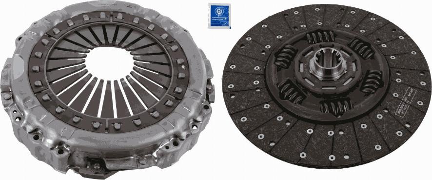 SACHS 3400 700 693 - Set ambreiaj www.parts5.com