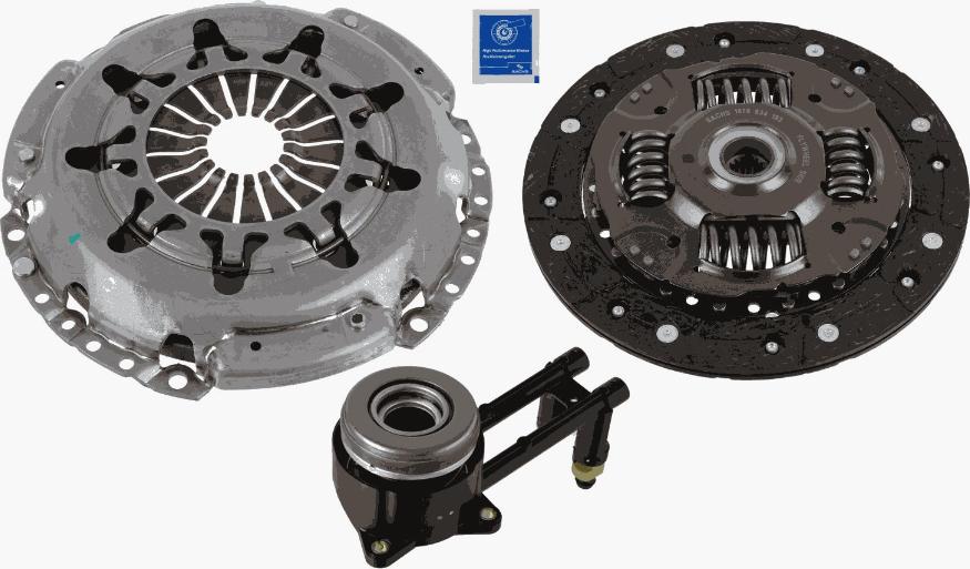 SACHS 3000 990 493 - Sidurikomplekt www.parts5.com