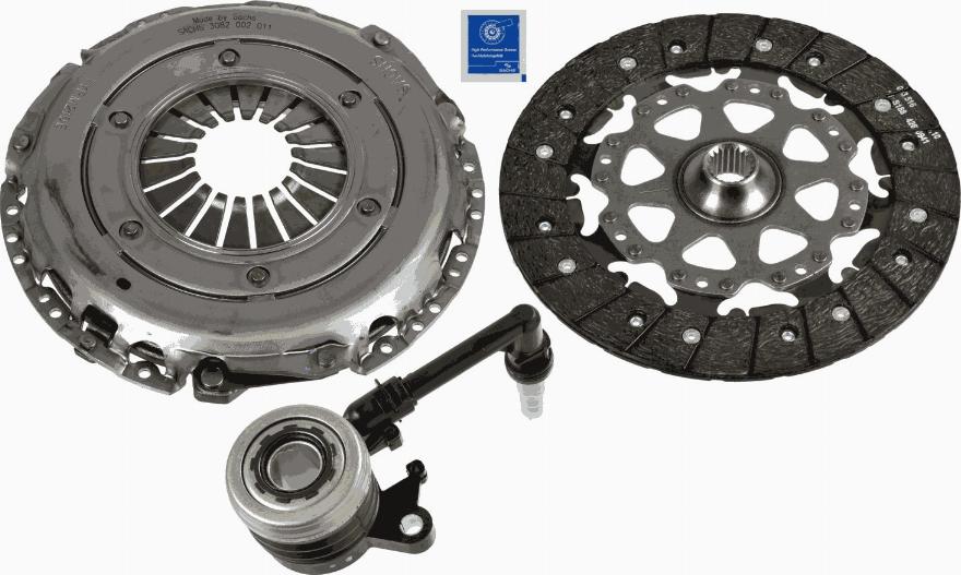 SACHS 3000 990 411 - Σετ συμπλέκτη www.parts5.com