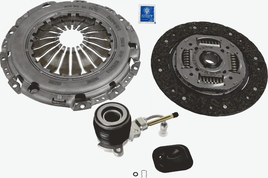 SACHS 3000 990 568 - Kit de embrague www.parts5.com