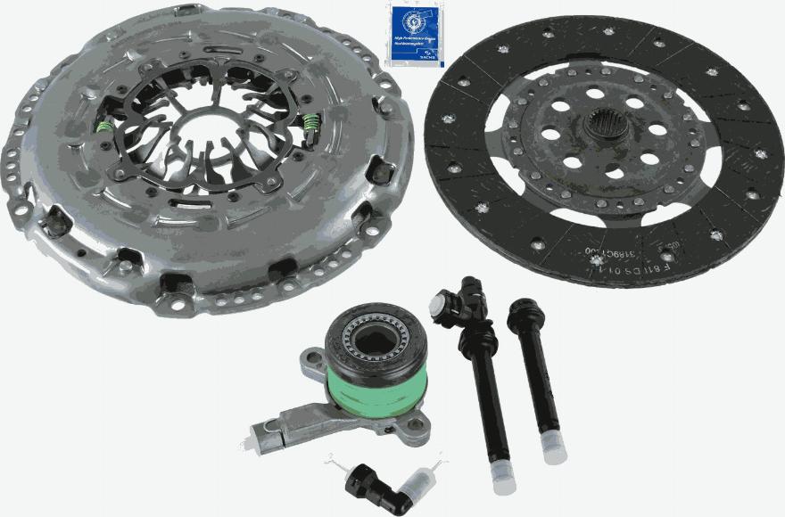 SACHS 3000 990 512 - Sada spojky www.parts5.com