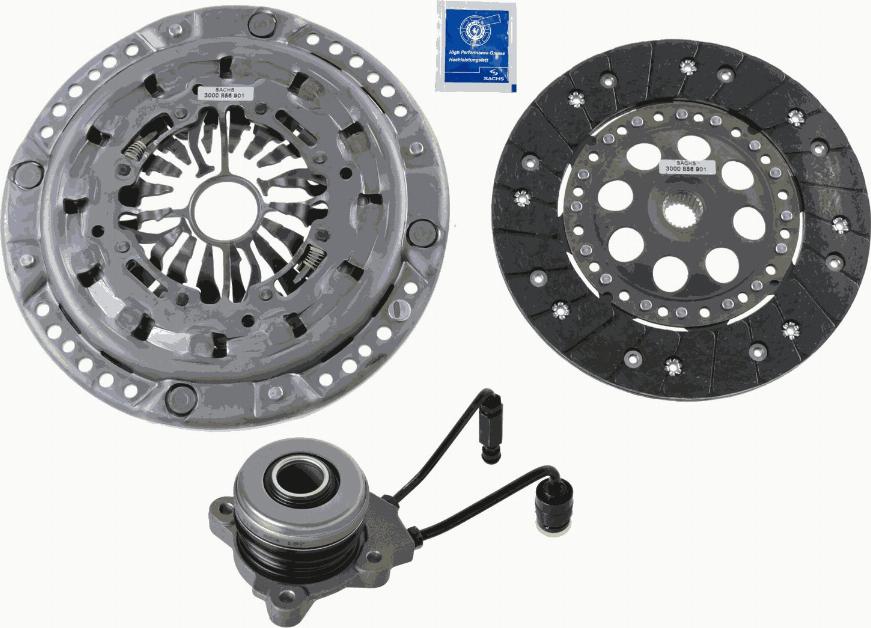 SACHS 3000 990 049 - Kupplungssatz www.parts5.com