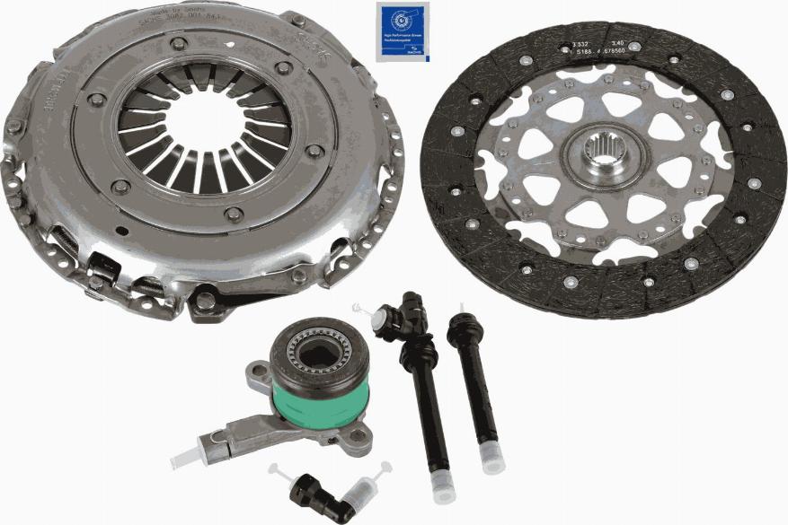 SACHS 3000 990 393 - Kuplungkészlet www.parts5.com