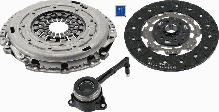 SACHS 3000 990 344 - Set ambreiaj www.parts5.com