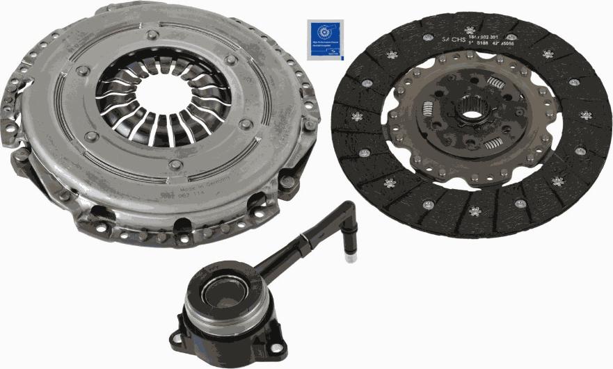 SACHS 3000 990 350 - Debriyaj seti www.parts5.com