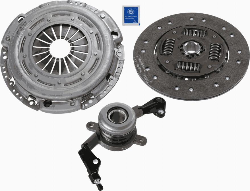 SACHS 3000 990 389 - Sidurikomplekt www.parts5.com