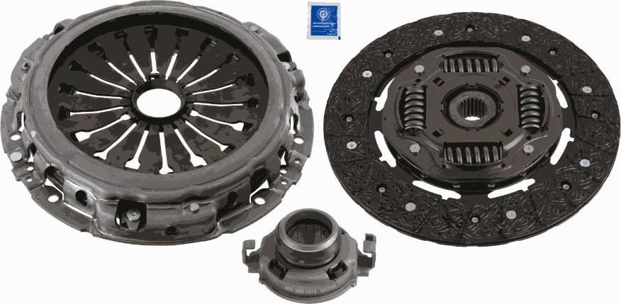 SACHS 3000 951 557 - Clutch Kit www.parts5.com