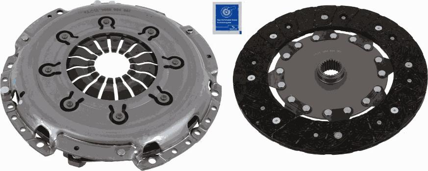 SACHS 3000 951 587 - Комплект сцепления www.parts5.com