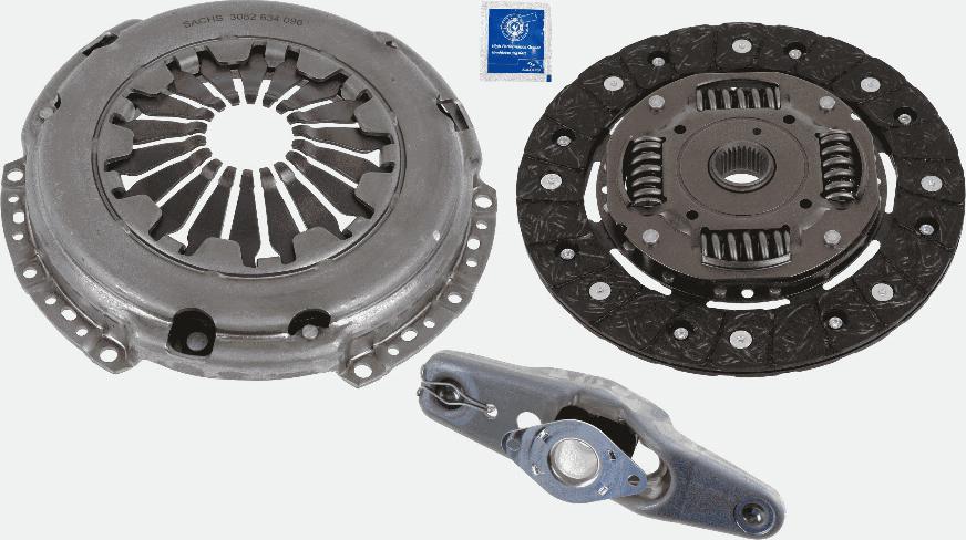 SACHS 3000 951 624 - Σετ συμπλέκτη www.parts5.com