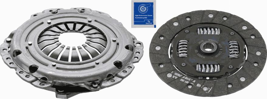 SACHS 3 000 951 046 - Clutch Kit www.parts5.com