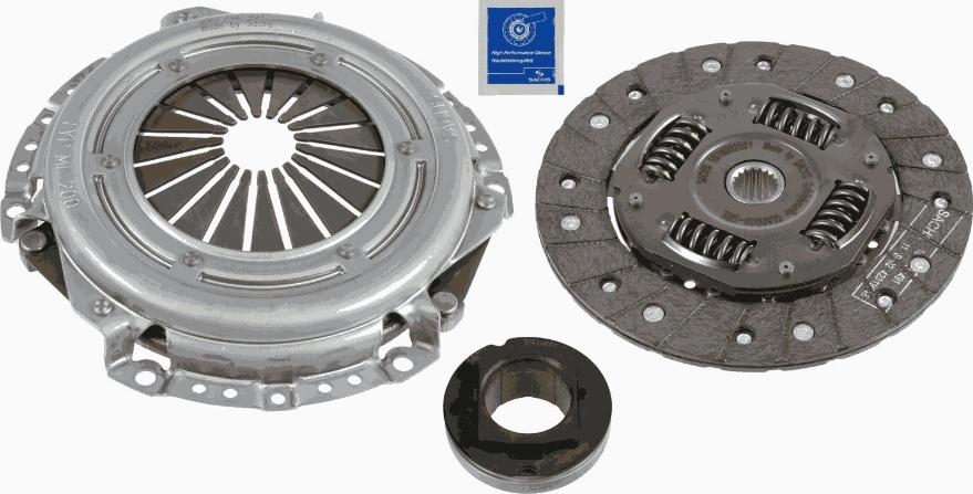 SACHS 3 000 951 012 - Komplet sklopke www.parts5.com