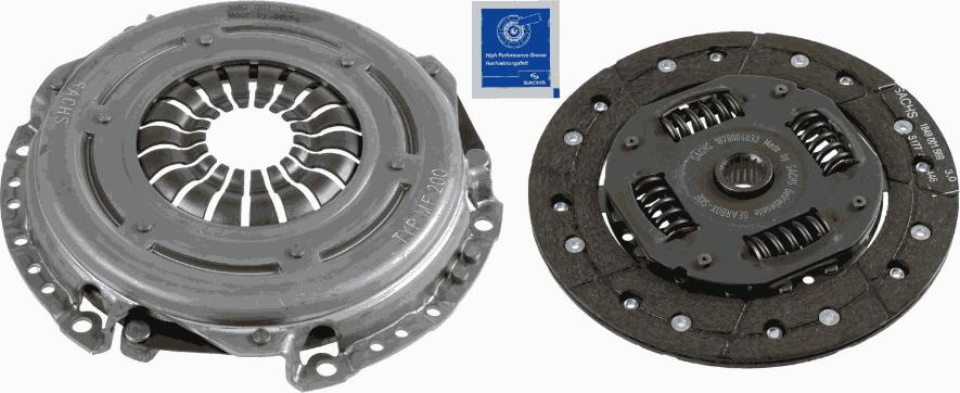 SACHS 3 000 951 080 - Sidurikomplekt www.parts5.com