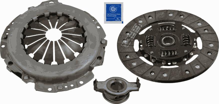 SACHS 3000 951 072 - Set ambreiaj www.parts5.com