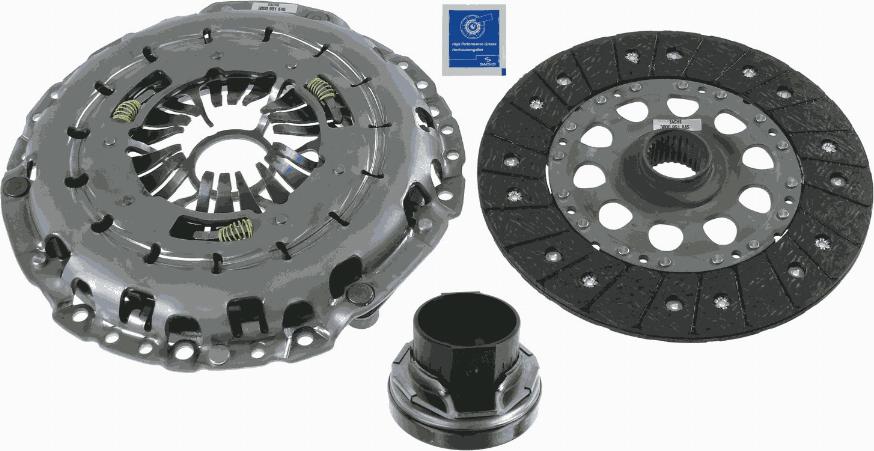 SACHS 3 000 951 845 - Kit de embrague www.parts5.com