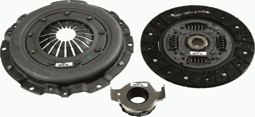 SACHS 3 000 951 356 - Set ambreiaj www.parts5.com