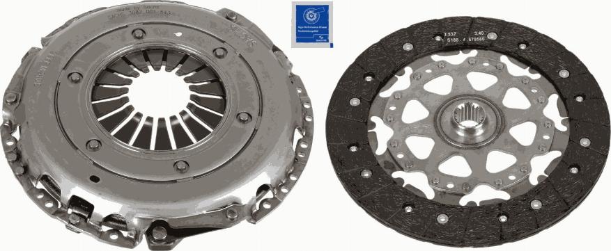 SACHS 3000 970 091 - Комплект съединител www.parts5.com